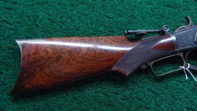 W4441 EXCEPTIONAL SPECIAL ORDER WINCHESTER MODEL 1873 PISTOL GRIP DELUXE RIFLE CHAMBERED IN 38 WCF [A] - Image 24