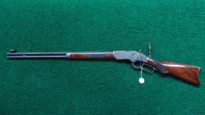 W4441 EXCEPTIONAL SPECIAL ORDER WINCHESTER MODEL 1873 PISTOL GRIP DELUXE RIFLE CHAMBERED IN 38 WCF [A] - Image 25