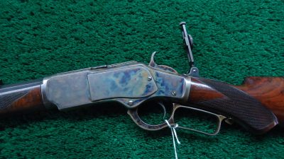 W4441 EXCEPTIONAL SPECIAL ORDER WINCHESTER MODEL 1873 PISTOL GRIP DELUXE RIFLE CHAMBERED IN 38 WCF [A] - Image 2