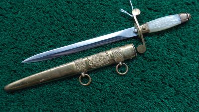 M5-178  RARE PRE-WW2 1920S-1930S ROMANIAN ARMY OFFICER'S DAGGER - Image 3