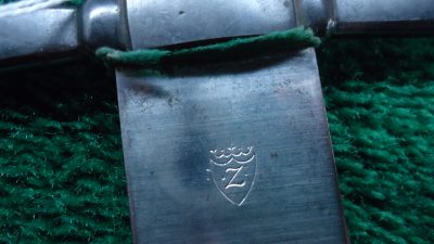 M2052 GERMAN ANTIQUE 19TH CENTURY JAEGER HUNTING KNIFE W/LEATHER SHEATH - Image 6