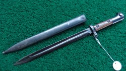 M2044 RARE WW1 CZECH MAUSER BAYONET WITH SCABBARD