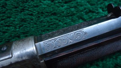 W4228 *Sale Pending* DELUXE WINCHESTER 1873 ENGRAVED "LIKE ONE OF ONE THOUSAND" IN CALIBER 44-40 [A] - Image 9