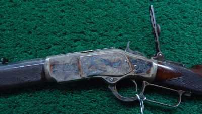 W4228 *Sale Pending* DELUXE WINCHESTER 1873 ENGRAVED "LIKE ONE OF ONE THOUSAND" IN CALIBER 44-40 [A] - Image 2
