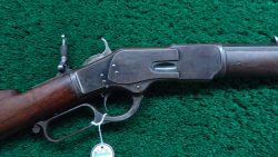 W4504 WINCHESTER MODEL 1873 OPEN TOP RIFLE WITH 26 INCH BARREL IN 44 WCF [A]