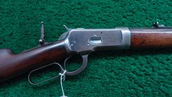 W4596 ANTIQUE WINCHESTER MODEL 1892 TAKE DOWN RIFLE IN CALIBER 38 WCF [A]