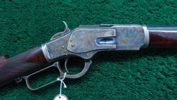 W4666 SPECIAL ORDER WINCHESTER MODEL 1873 DELUXE RIFLE IN 38 WCF [A]
