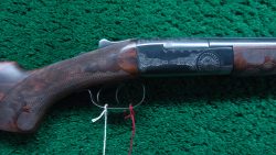 W4626 CUSTOM ENGRAVED WINCHESTER MODEL 24 SXS DOUBLE BARREL 12 GA. SHOTGUN [M]