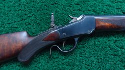 W4450 R.F. SEDGLY CUSTOM WINCHESTER MODEL 1885 PISTOL GRIP DELUXE LOW WALL SINGLE SHOT RIFLE CHAMBERED FOR 22 HORNET [A]