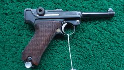 MHG1113 GERMAN P.08 LUGER POLICE PISTOL BY DWM IN 9 MM [M]