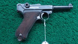 MHG1114 GERMAN P.08 LUGER PISTOL BY ERFURT IN 9 MM [M]