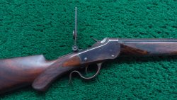 W4649 DELUXE WINCHESTER MODEL 1885 LOW WALL RIFLE IN .32 IDEAL [M]