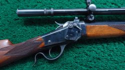 W4449 WINCHESTER MODEL 1885 TD LOW WALL RIFLE IN 22 LR CALIBER [M]