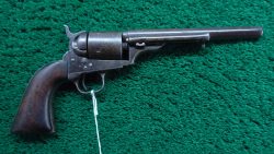 C439 COLT MODEL 1871-72 OPEN TOP REVOLVER IN 44 RF CALIBER WITH HOLSTER [A]