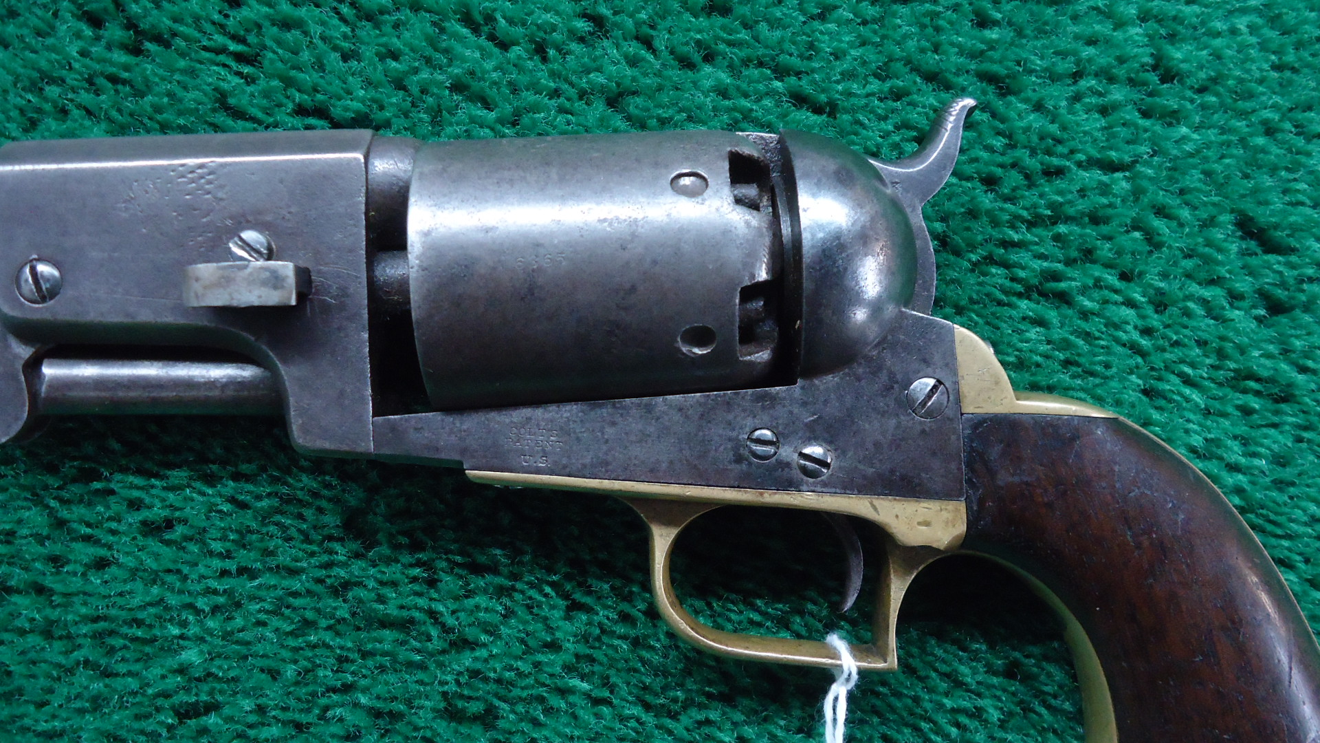 C466 COLT FIRST MODEL DRAGOON MILITARY MODEL PERCUSSION REVOLVER IN 44 ...