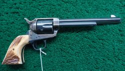 C463 RESTORED COLT SINGLE ACTION REVOLVER WITH STAG GRIPS IN 32 WCF [M]